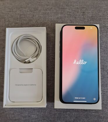 продаю айфон 15 про макс: IPhone 15 Pro Max, Б/у, 256 ГБ, Blue Titanium, Коробка, 86 %