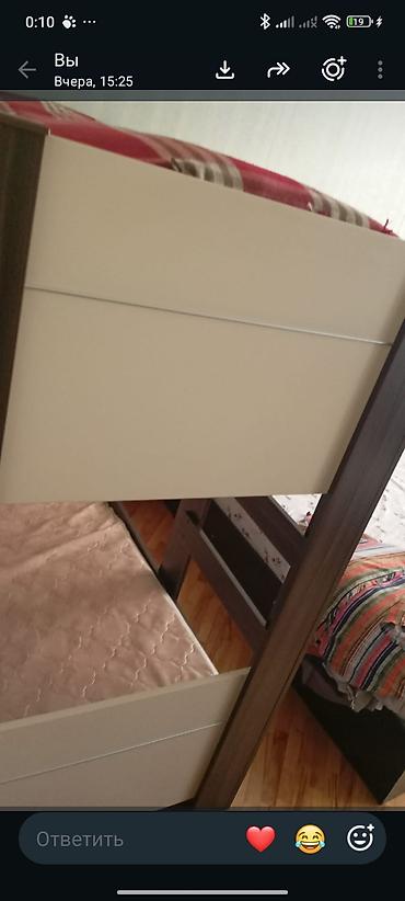 metal ikimərtəbəli carpayılar: İki mərtəbəli uşaq/youth çarpayısı - Material: laminat/MDF karkas — 2