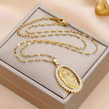srebrne mindjuse cene: Pendant necklace, Material: Stainless steel