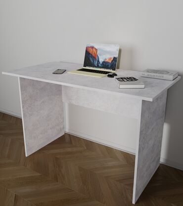 ротанговые столы: Офисный Стол, цвет - Серый, Новый