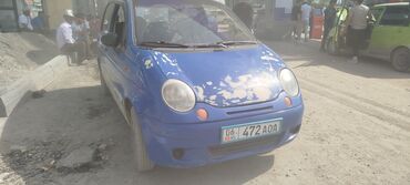 машина сатуу: Автомобиль Daewoo Matiz синего цвета, компактный городской хэтчбек