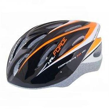 shimano technium najlon: KACIGA FORCE HAL, CRNO-ORANGE-BELA, L/XL | 19 rupa, sadrži beli i — 7