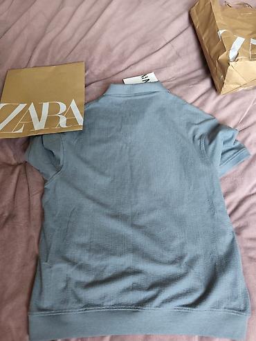 polo şalvar: Polo köynək, Zara, S, rəng - Boz — 2