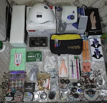 Gözəllik və estetika avadanlığı: Dirnaq seti. Dirnaq ucun lazım olan bu levazimatlarin coxsu istifade — 1