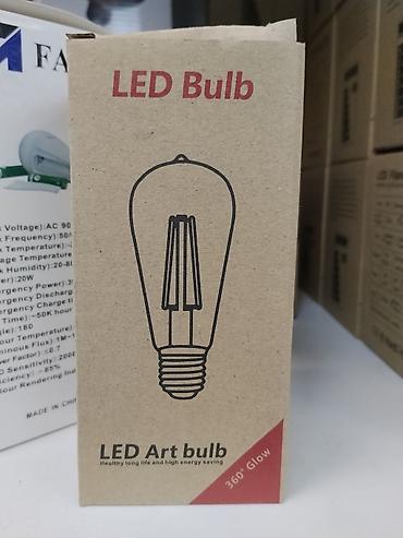 Лампочки: Светодиодная декоративная лампа LED Art bulb ST64 с тёплым белым — 1