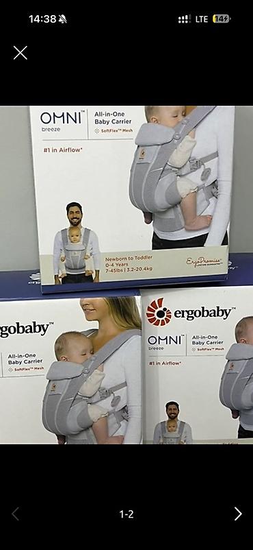 ergobaby: Эргономичный рюкзак-переноска Ergobaby OMNI Breeze (All‑in‑One Baby — 1