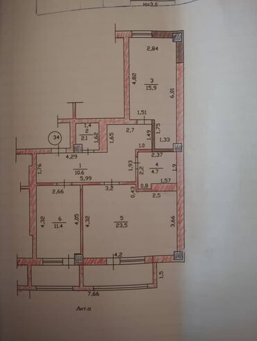 Продажа квартир: 2 комнаты, 72 м², Элитка, 10 этаж, Косметический ремонт