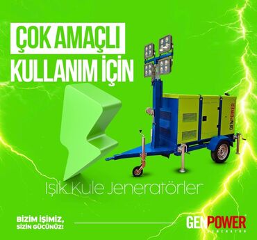 santral elektrik elaqe: Yeni Dizel Generator GenPower, Pulsuz çatdırılma, Rayonlara çatdırılma, Zəmanətli