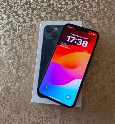 аккумулятор б у: IPhone 13, 128 GB, Qara, Kredit, Face ID, Hissə-hissə ödəniş