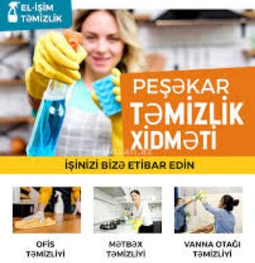 temizlik sirketi qiymetleri: Təmizlik | Mənzillər, Evlər, Kafe, mağazalar | Təmirdən sonra təmizlik, Pəncərələrin, fasadların yuyulması, Çılçıraqların yuyulması və təmizlənməsi