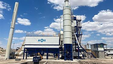 Мобильный асфальтосмесительный завод ALYQ120 Производственная
