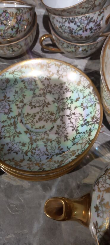 Çay dəstləri və servizlər: Çay dəsti, rəng - Qızılı -da lalafo.az — 4 Çay dəstləri və servizlər: Çay dəsti, rəng - Qızılı — 4