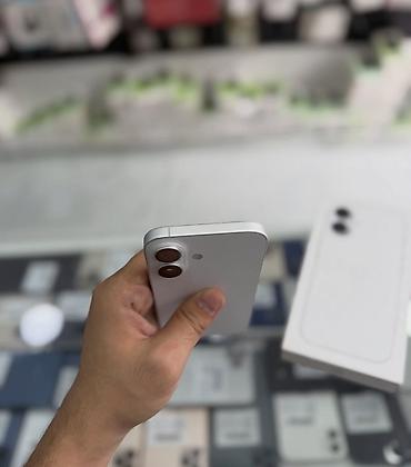 Apple iPhone: IPhone 16, 128 GB, Ağ, Zəmanət, Simsiz şarj, Face ID — 3