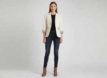 massimo dutti kurtki damskie wyprzedaż: Women's blazer, size S