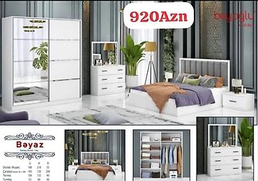 mebel termo: İkinəfərlik çarpayı, Termo, Dolab, 2 tumba, Azərbaycan, Yeni — 1