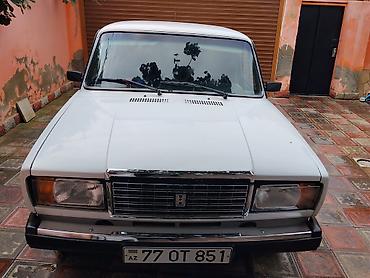 avtomobil şəkilləri: LADA 2107, ağ rəng, sedan. maşın idealdır. heçbir xərc tələb — 7