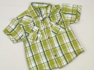 Shirt 3-4 years, condition - Perfect, pattern - Cell, color - Green
