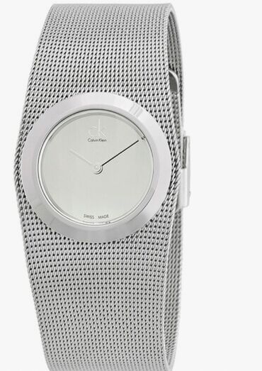 saat qulplari: Наручные часы, Calvin Klein, цвет - Серебристый