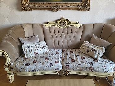 Mebel: İşlənmiş, Klassik divan, Divan, Bazasız, Açılmayan — 3