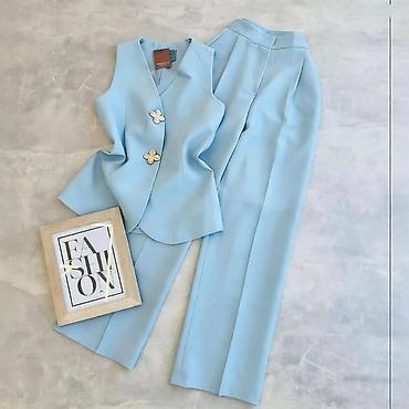 Kompleti: Ženski elegantni komplet – prsluk i pantalone - Dvodijelni set — 5