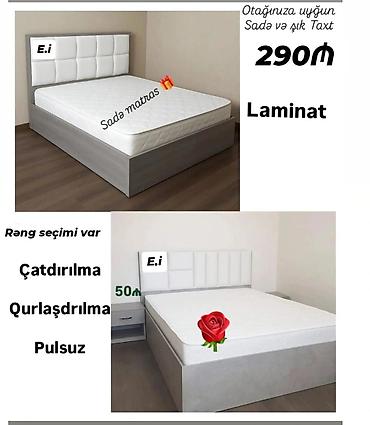 Çarpayılar: Yeni, İkinəfərlik çarpayı, Bazasız, Matras ilə, Siyirməsiz — 1