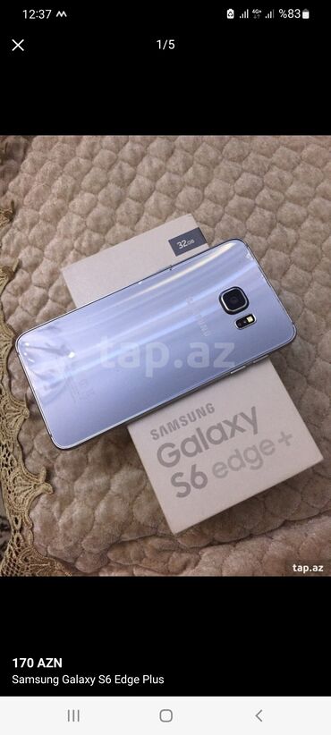 s7 edge ekrani in Azərbaycan | SAMSUNG: Samsung Galaxy S6 Edge Plus | 32 GB rəng - Gümüşü | Barmaq izi