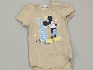 body bez pleców: Body Disney, 6-9 m, wzrost - 74 cm., Bawełna, stan - Dobry
