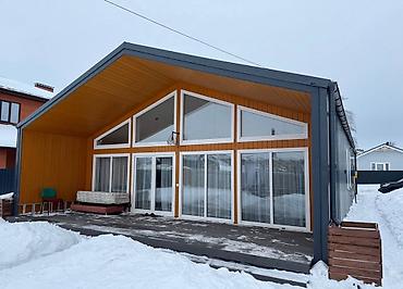 бишкек отопление: ПРОЕКТ И СТРОИТЕЛЬСТВО КАРКАСНОГО ДОМА-БАРНА НОВОГО ТИПА - — 1