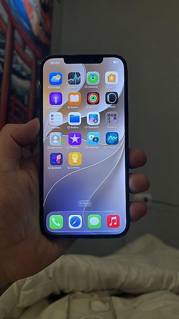 Apple iPhone: IPhone 12 Pro Max, Б/у, 256 ГБ, Pacific Blue, Чехол, 100 % — 2