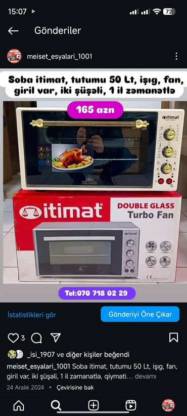 Duxovkalar: Duxovka Elektrik, Ayrıca dayanan — 8