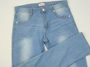 spodnie białe jeansy: Spodnie jeansowe, 13 lat, 158, stan - Dobry