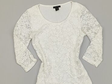 białe bluzki z kolnierzykiem: Блуза жіноча, Amisu, M, стан - Дуже гарний