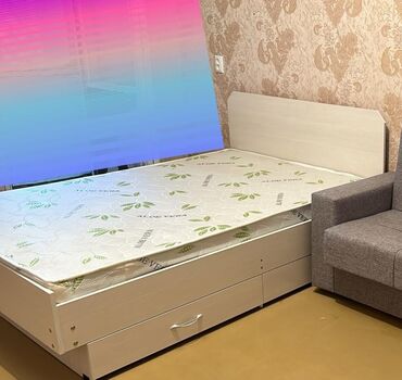 лдсп бишкек: Продаю 2х спальную кровать. Состояние отличное, пользовались 1 месяц