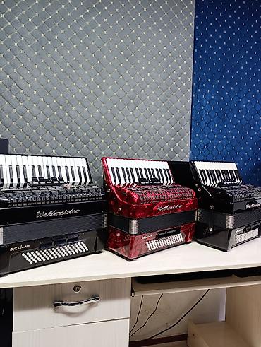 Аккордеоны: Аккордеондор сатылат.Привозной Кыргызстанда ойнолбогон.Weltmeister — 26