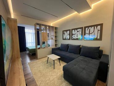 продам квартиру ош: 1 бөлмө, 46 кв. м, Элитка, 10 кабат, Дизайнердик ремонт