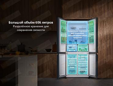 холодильник xiaomi: Холодильник Xiaomi, Новый, Многодверный, No frost, 91 * 190 * 69 — 3