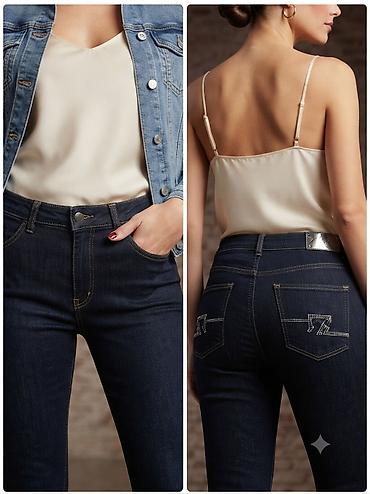 guess nausnice: Zara Woman Premium Collection Denimwear – ženske farmerke - Model — 1