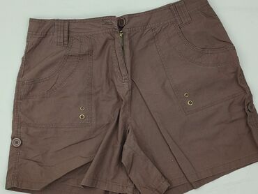 krótkie spodenki z wysokim stanem w paski: George, Shorts for women, size L