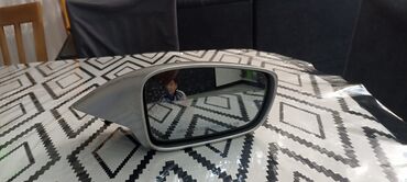Автозапчасти: Боковое правое Зеркало Hyundai Б/у, цвет - Серебристый, Оригинал