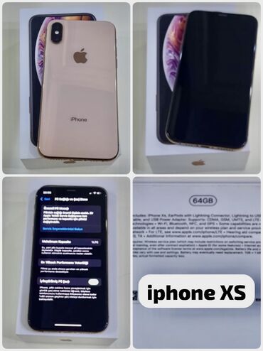 iphone dubay variantı: IPhone Xs, 64 ГБ, Черный, С документами