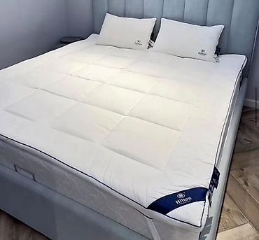 Наматрасник Hilton гостиничного уровня - Тип: мягкий стеганый at lalafo.kg Наматрасник Hilton гостиничного уровня - Тип: мягкий стеганый