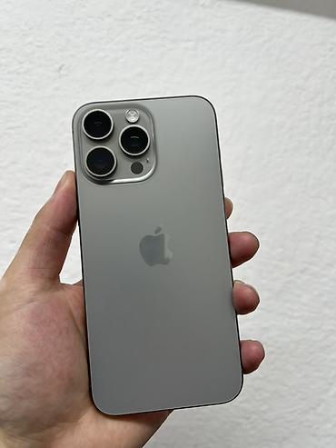 IPhone 15 Pro Max, 256 ГБ, цвет светло‑серый (Titanium)