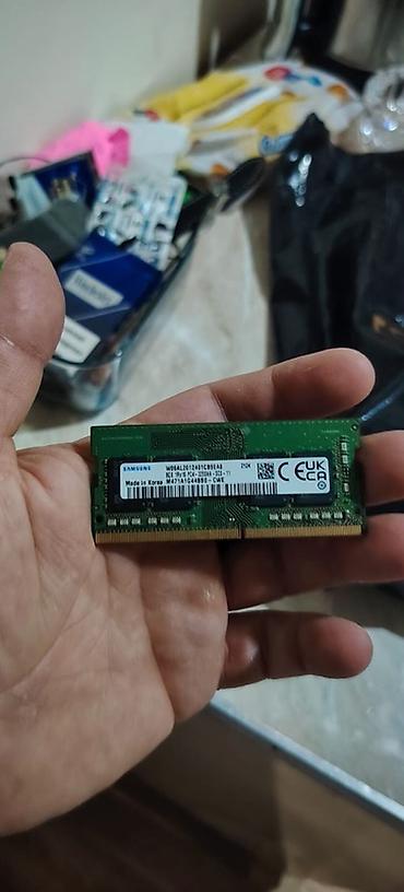 samsung notbuk: Samsung laptop yaddaş modulu - Model: Samsung M471A1G44AB0‑CWE — 1