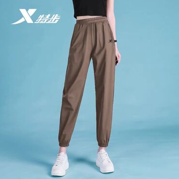 брюки и рубашка женские: Повседневные брюки, Китай, Высокая талия, Лето, L (EU 40)