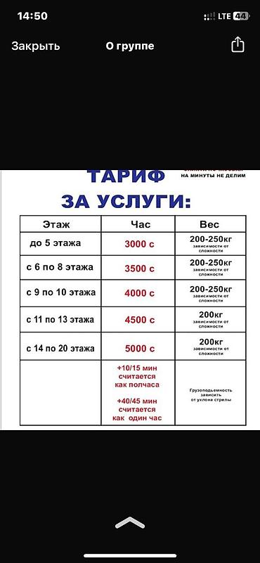 10 pro max: АВТОЛИФТ, Бишкек — подъём и спуск грузов - Высота подъёма до 20 — 1