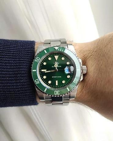 Ručni satovi: ADDIESDIVE MY-H3 - 41mm - Zelena - Rolex Submariner Homage Potpuno — 1