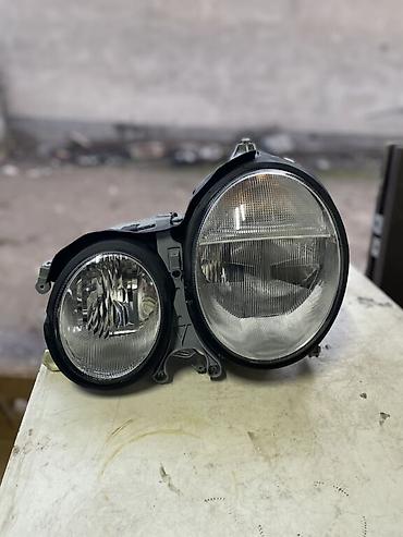 Передние фары: Комплект передних фар Mercedes-Benz 2000 г., Б/у, Оригинал, Германия — 7