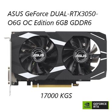 dp: Видеокарта, Новый, Asus, GeForce RTX, 8 ГБ, Для ПК