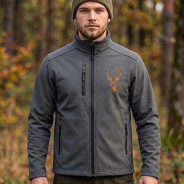 Ostale jakne: Softshell Lovačka Jakna sa Vezom „Gone Hunting“ i Jelen Vel s-3xl Cena — 3