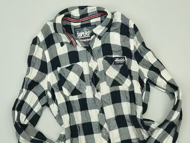 spódniczka w kratę czarno biała: Shirt, S (EU 36), condition - Good